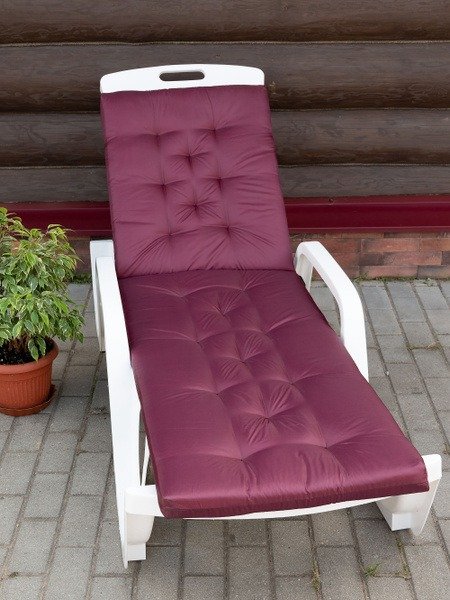 Purple chaise lounge sofa