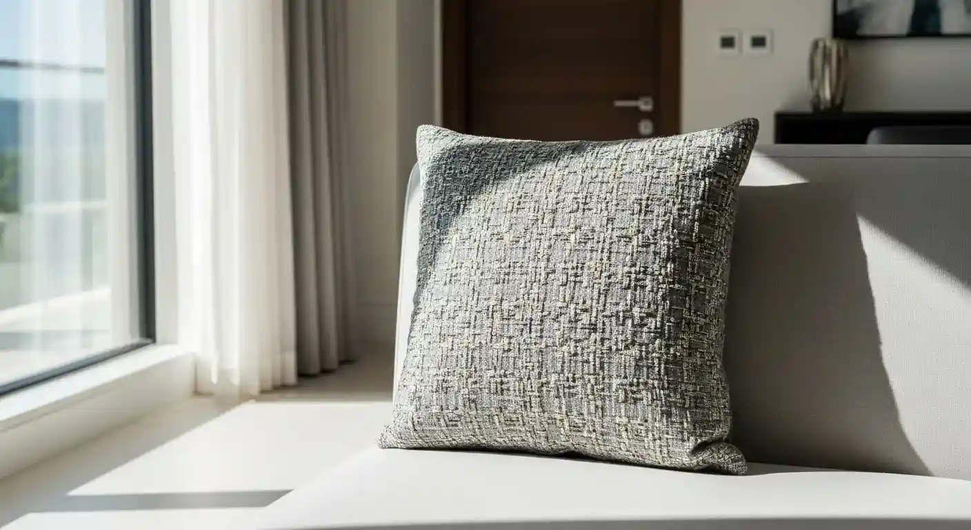 Sofa Cushion with curtains