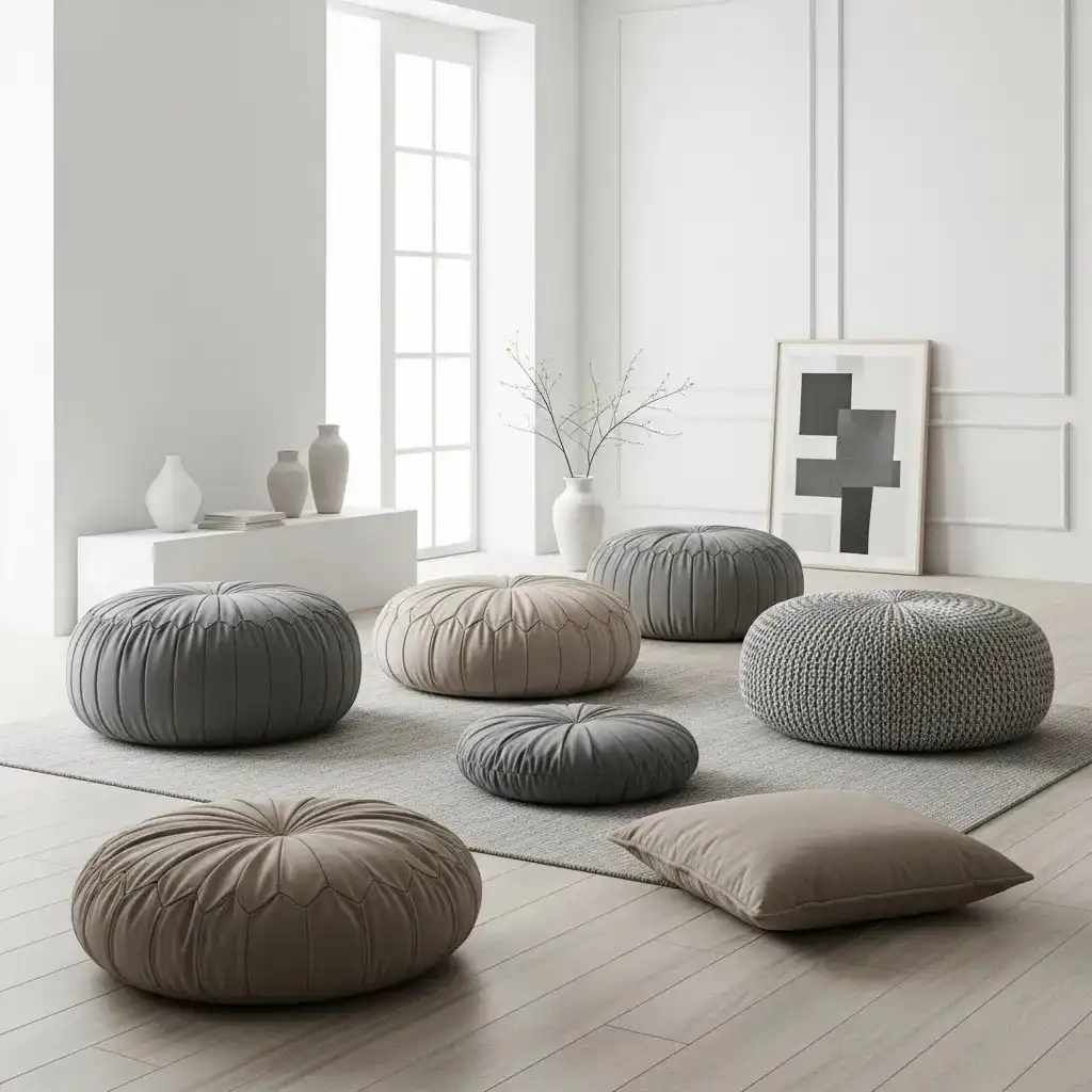 floor poufs collections