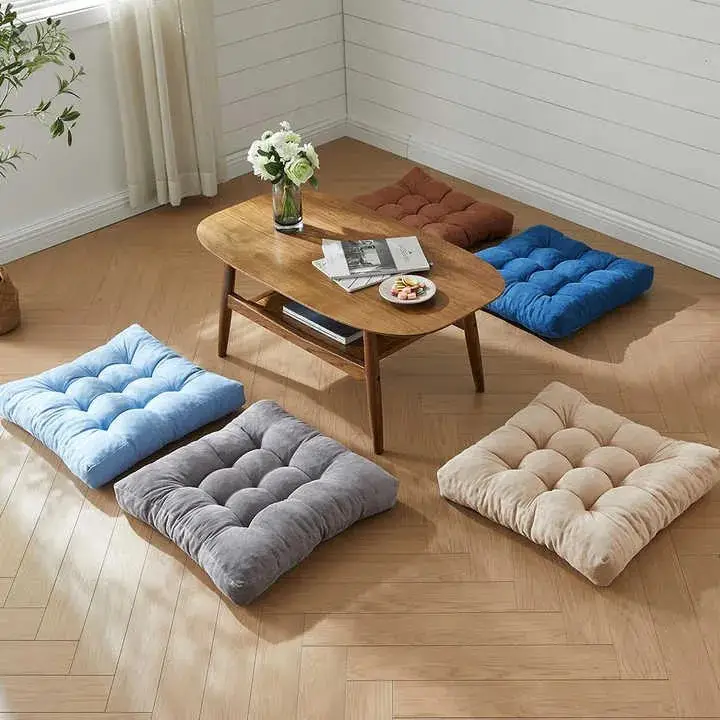 multi colour floor cushions